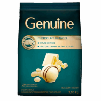 CHOCOLATE GOTAS CARGILL GENUINE BRANCO 2.05kg
