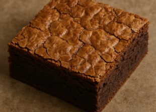 Brownie de Chocolate com Casquinha Crocante