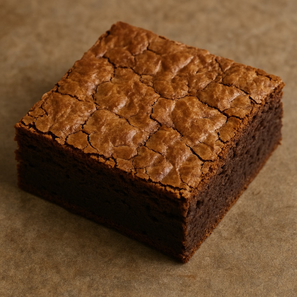 Brownie de Chocolate com Casquinha Crocante