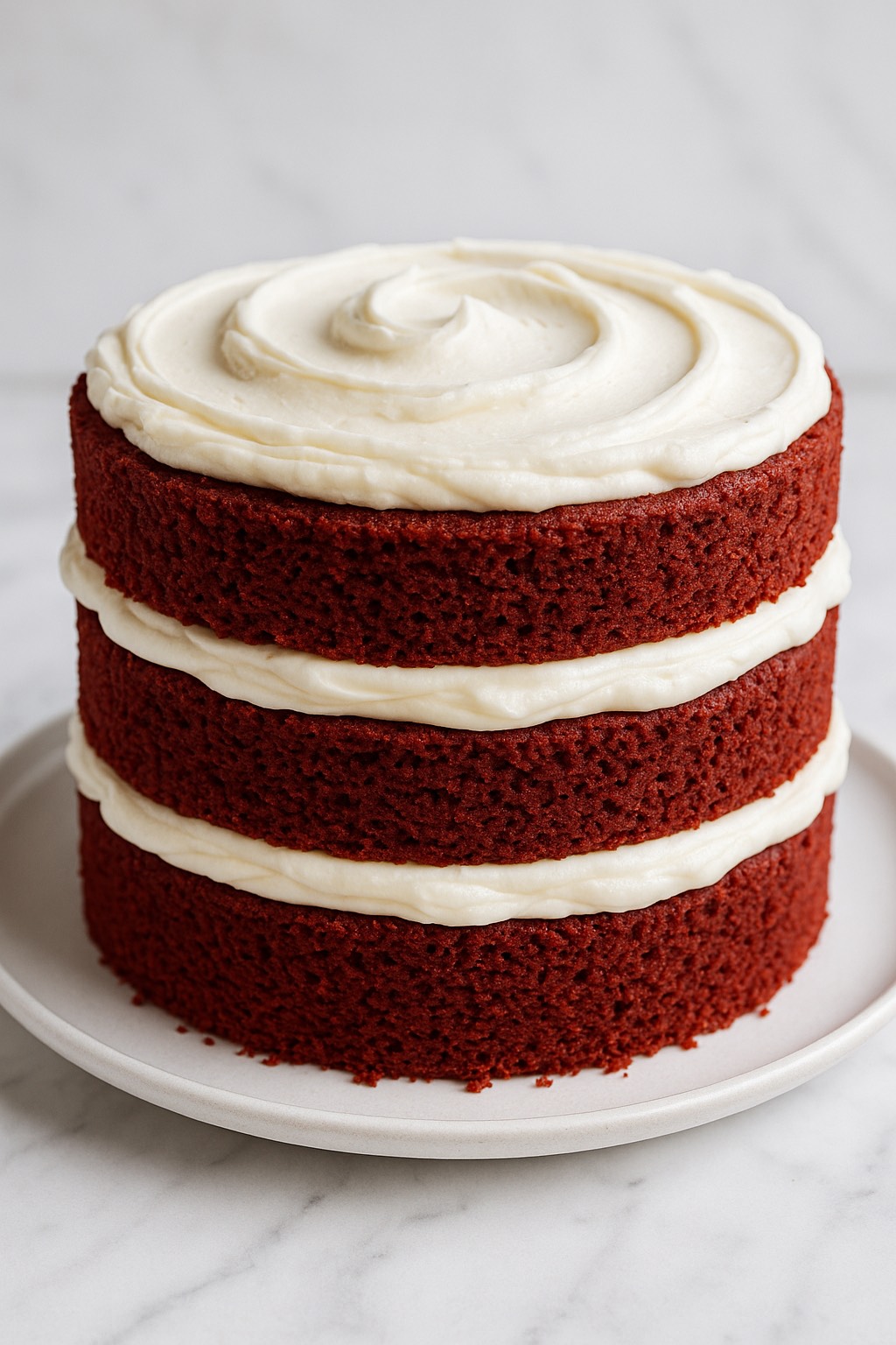 bolo red velvet com recheio de cream cheese