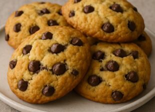 cookies americanos, receita de cookie fácil, cookie com chocolate